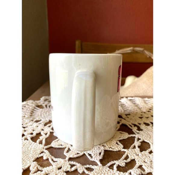 I LOVE TENNIS MUG - Coffee Cup - 1987 - U.S. Printcraft - Official Tennis Nut - Picture 4 of 10